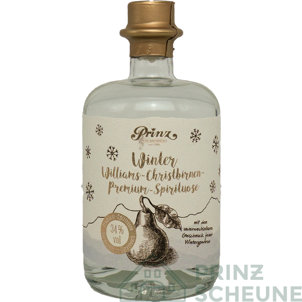 Winter Williams-Christbirnen Schnaps 34% Vol