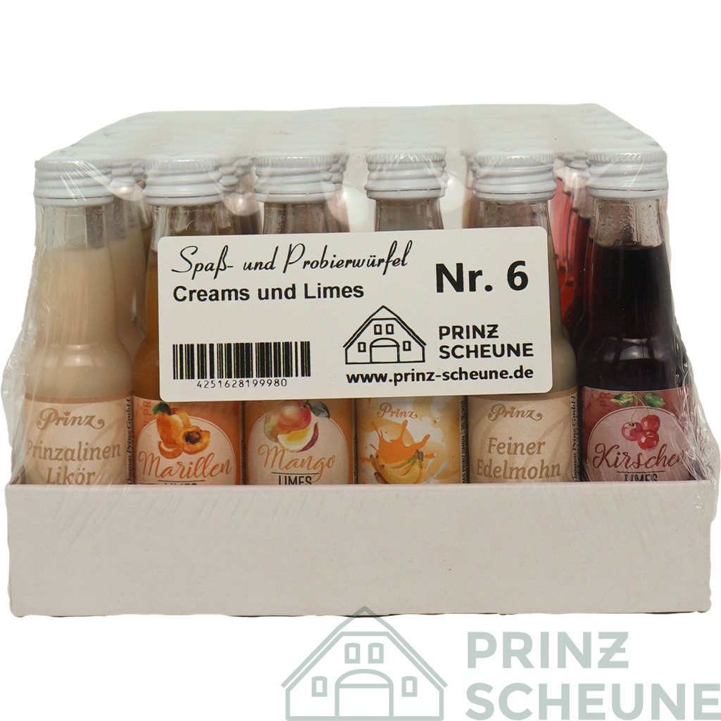 Würfel Nr. 6 Prinz Creams und Limes gemischt