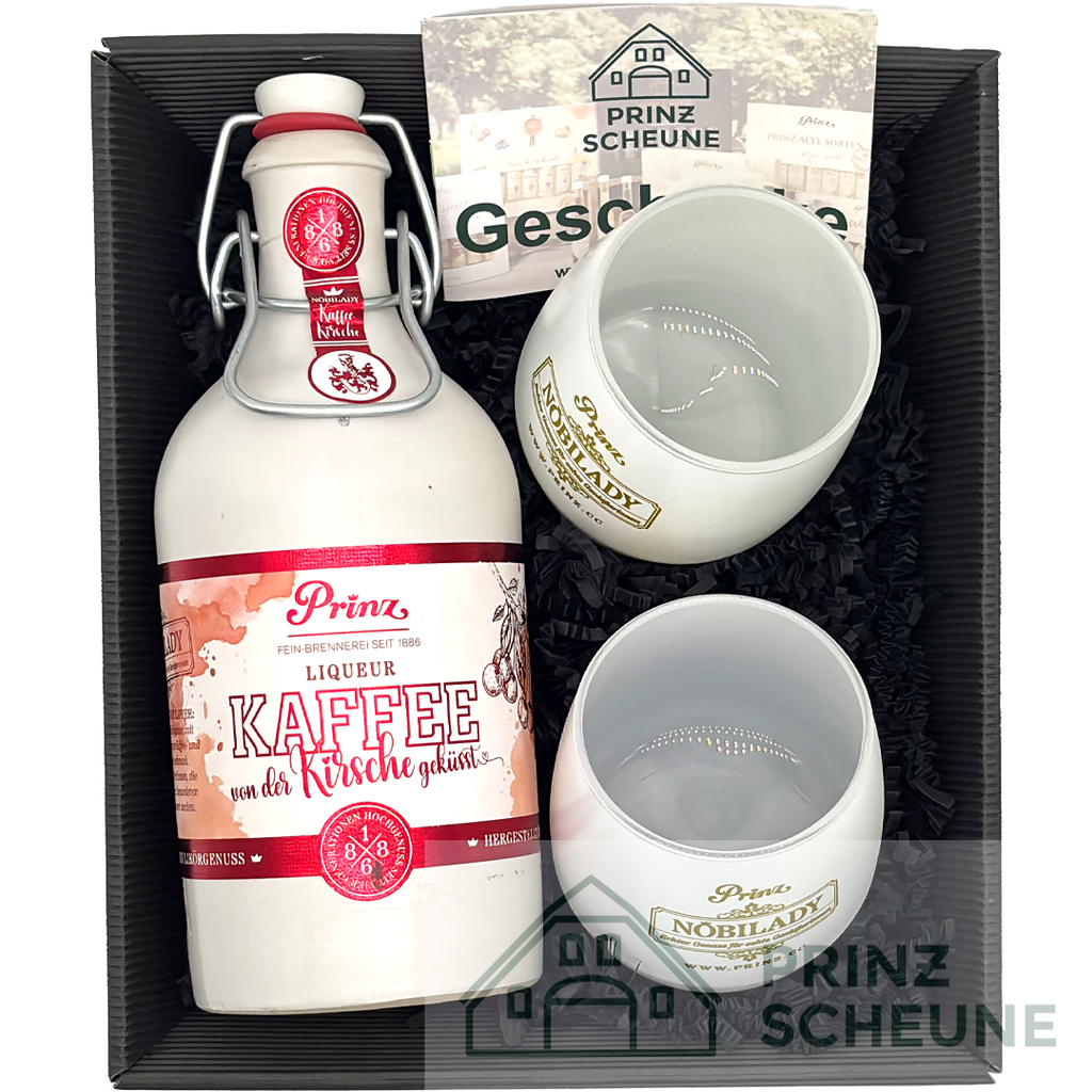 Prinz Scheune Geschenk Nr. 5.5 "Nobilady Kaffee-Kirsch - Box"