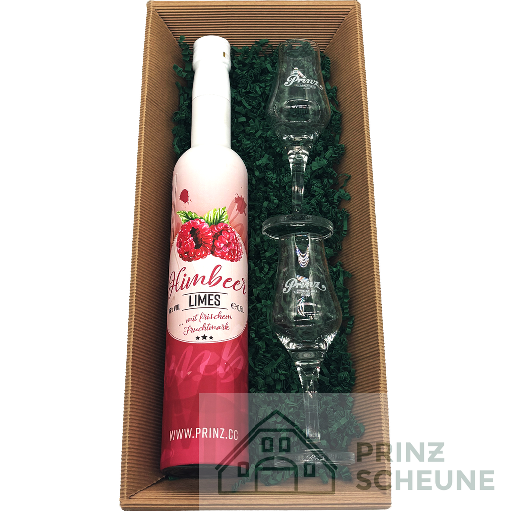 Prinz Scheune Geschenk Nr. 15.6 "Himbeer Limes - Box"