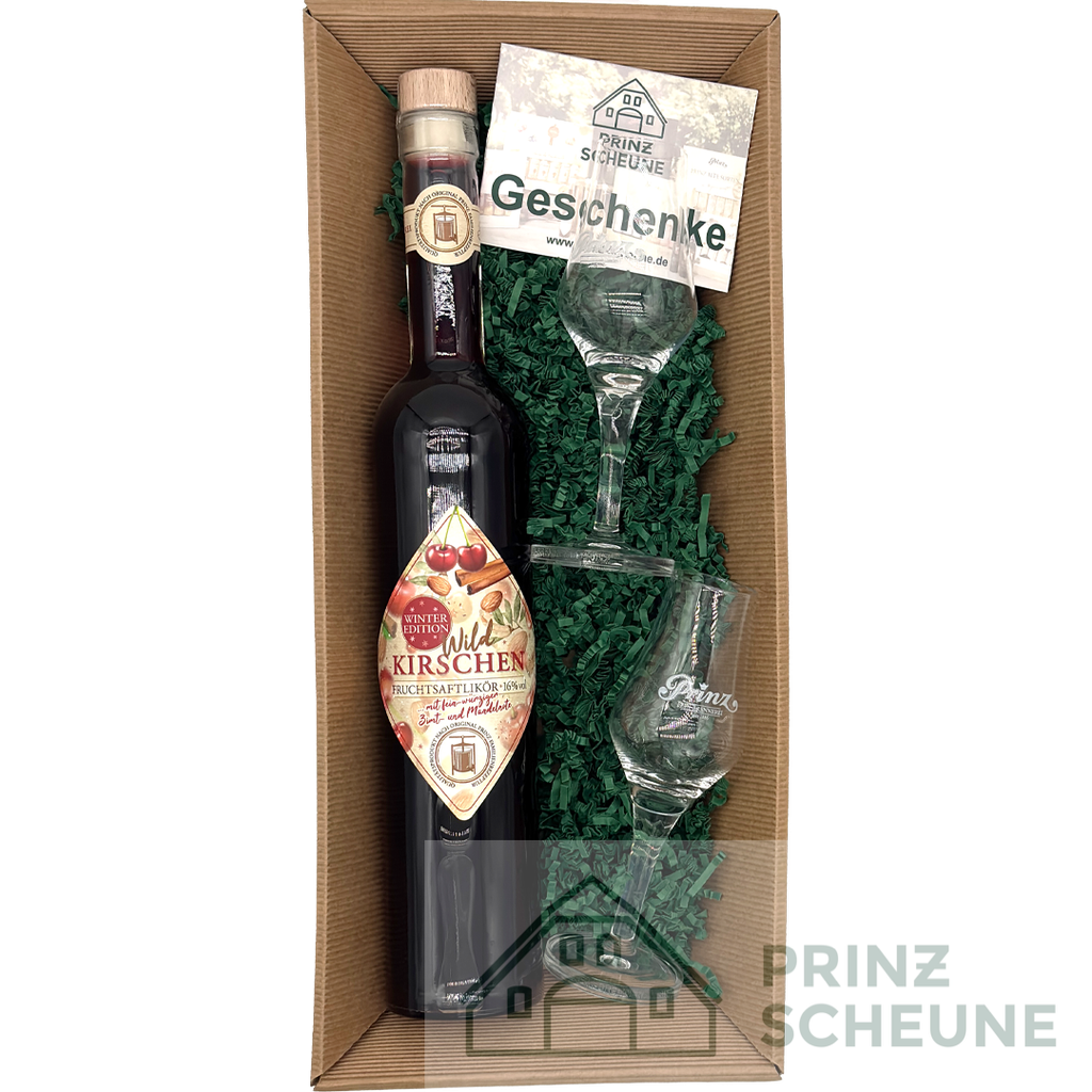 Prinz Scheune Geschenk Nr. 7.6 "Winter Wild-Kirsch - Box"