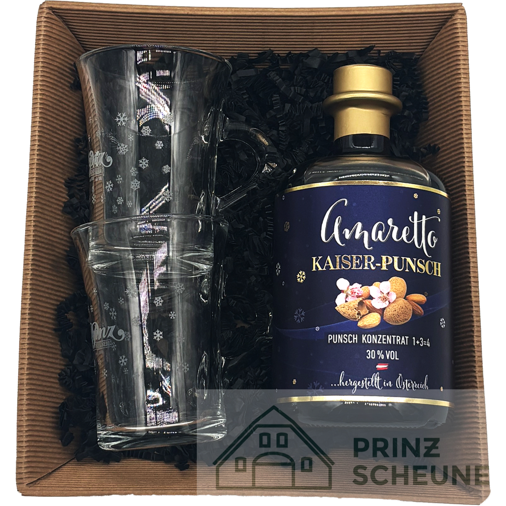 Prinz Scheune Geschenk Nr. 12.1 "Amaretto Punsch-Box"