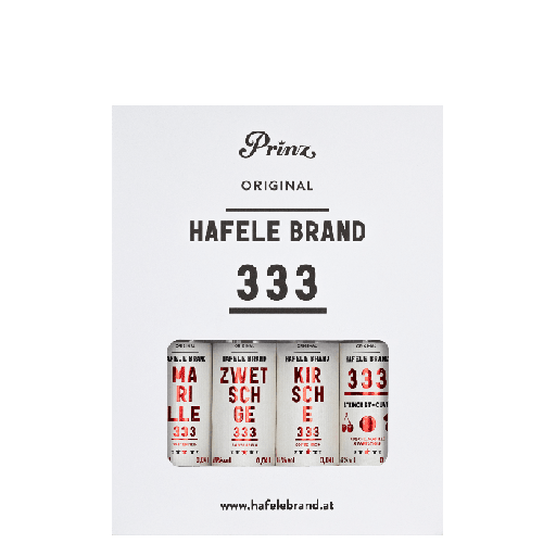 [17.51.00.16] Die kleinen Hafele 333 - fruchtiges Steinobst 4 St. 4 cl
