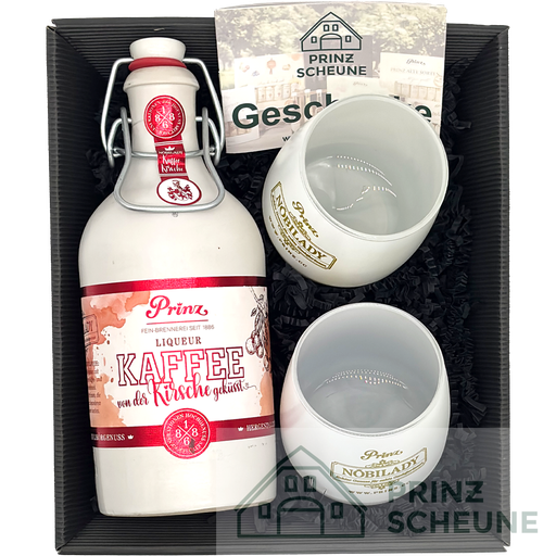 [50.59.00.50] Prinz Scheune Geschenk Nr. 5.5 "Nobilady Kaffee-Kirsch - Box"