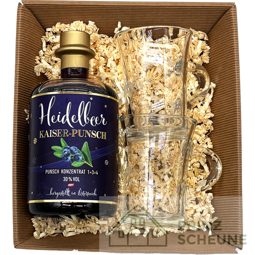 [50.76.00.50] Prinz Scheune Geschenk Nr. 12.3 "Heidelbeer Kaiser Punsch - Box"