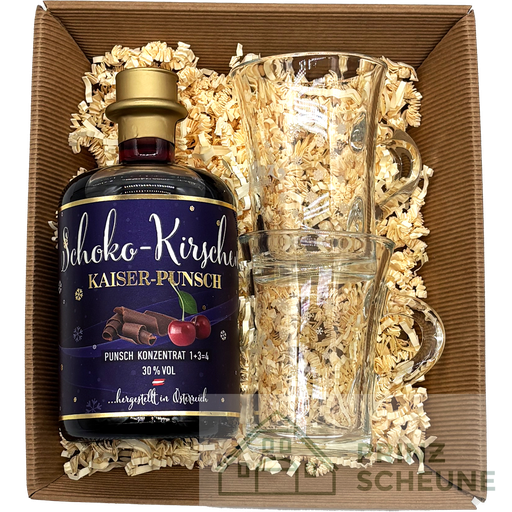 [50.78.00.50] Prinz Scheune Geschenk Nr. 12.5 "Schoko-Kirsch Kaiser Punsch - Box"